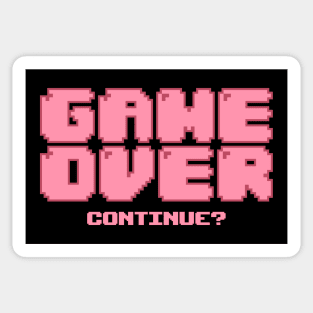 Game Over Sticker